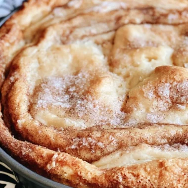 Deliciously moist Cinnamon Swirl Coffee Cake with a sugary cinnamon topping