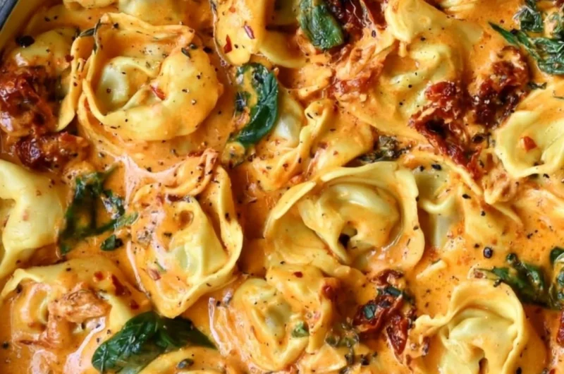Delicious Marry Me Tortellini dish served elegantly on a plate